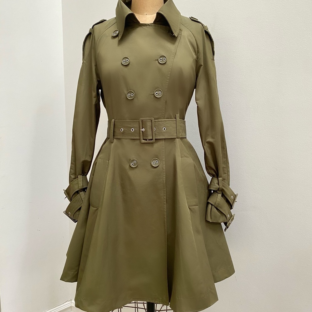 Double Breasted Princess Coat Trench Coat